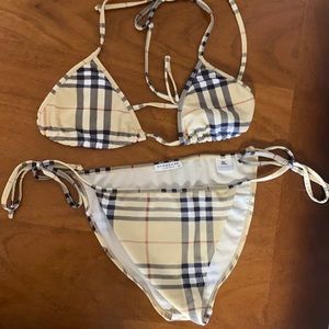 Authentic Burberry Bikini Swimsuit